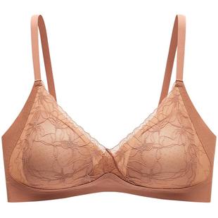 【小春天】伊维斯蕾丝内衣女无痕薄杯无钢圈软支撑文胸侧收防下垂