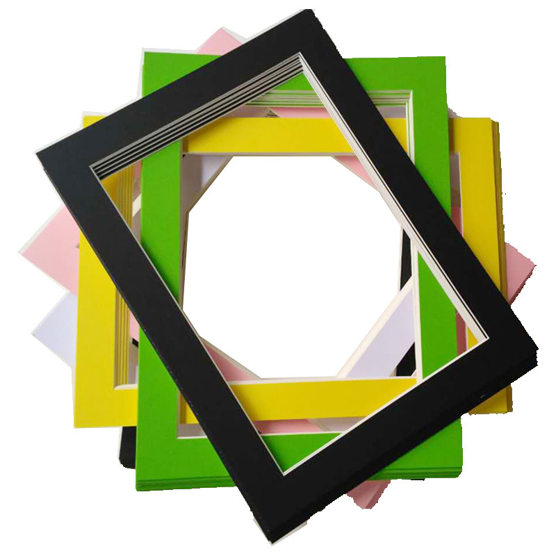 昊拓20张简易画框 卡纸装裱美术儿童4k8开a3a4画纸 b5纸相框挂墙