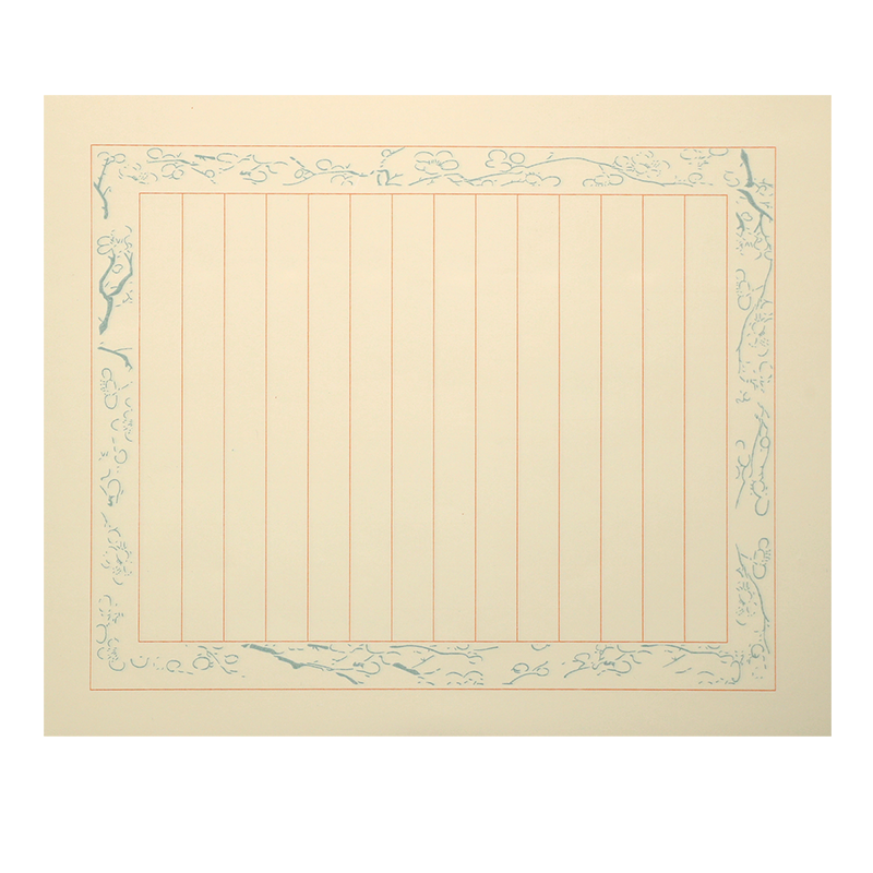 素放斋明清信笺仿古蜡染半熟宣小楷宣纸信札民国古风水印状元卷手札