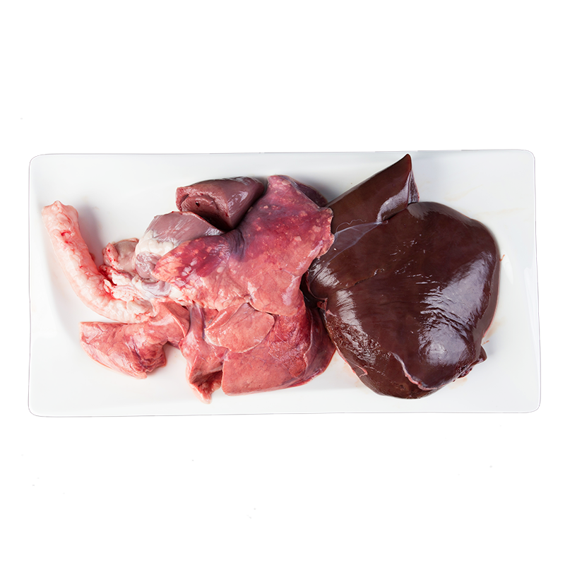 3斤顺丰锡林食鲜生羊心肝肺整套