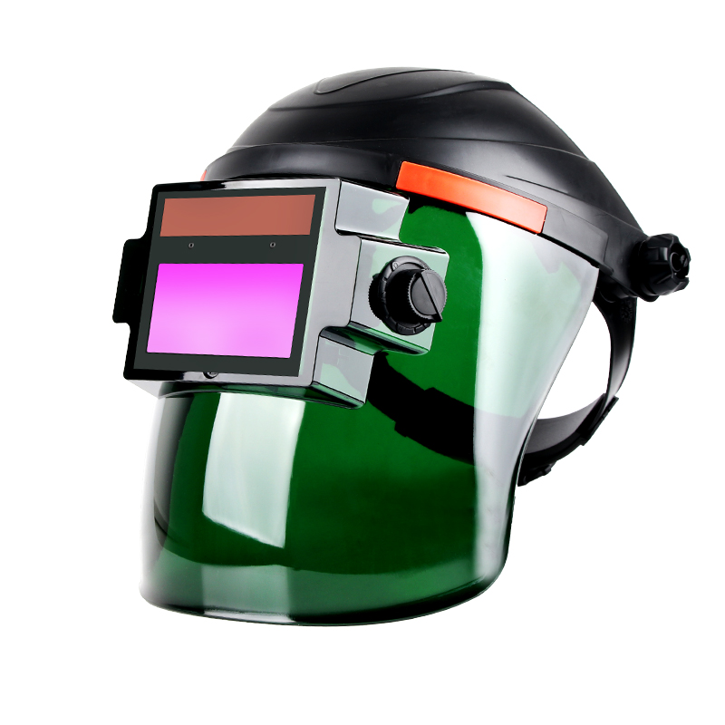 电焊面罩头戴式自动变光全脸氩弧二保焊防烤脸焊工焊接专用防护罩