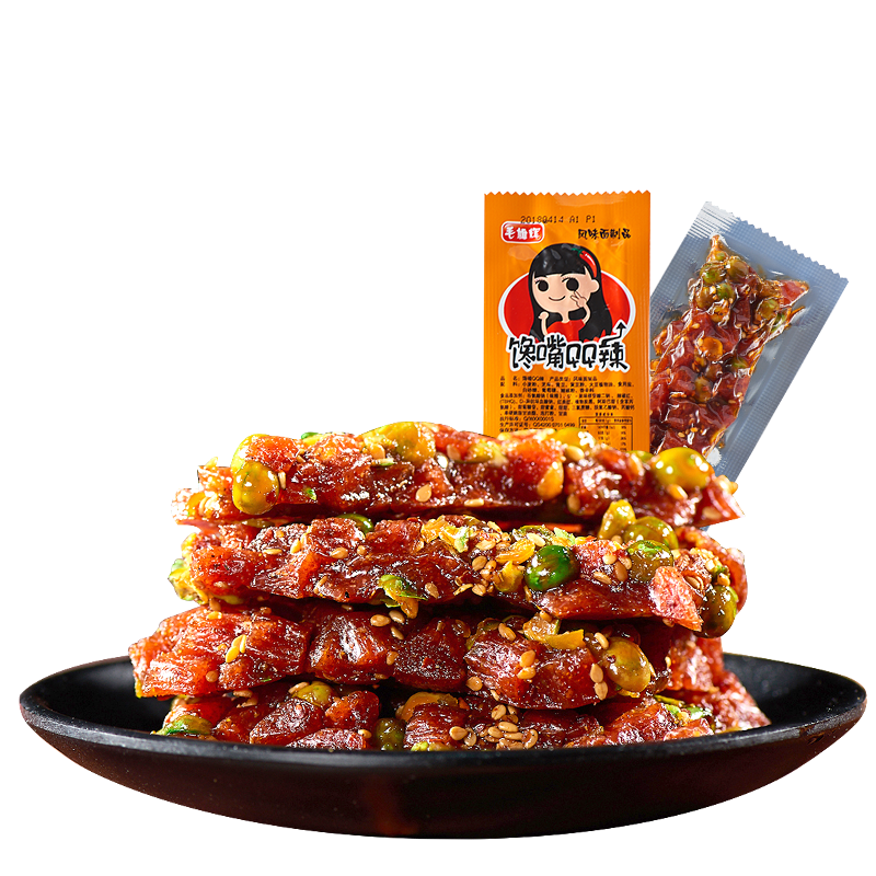 毛雄辉馋嘴qq辣 青豆辣条零食麻辣儿时湖南重庆80后90后怀旧小吃