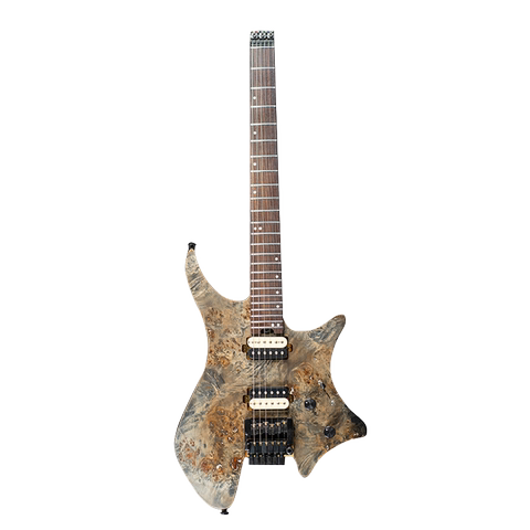 雅特eart新手入门专业级黄贯中双摇无头电吉他金属摇滚吉他乐器