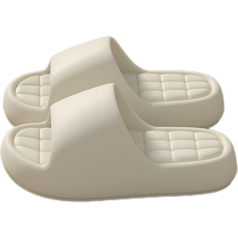 买一送一简约踩屎感夏季防滑速干柔软厚底男女通用居家外穿凉拖鞋