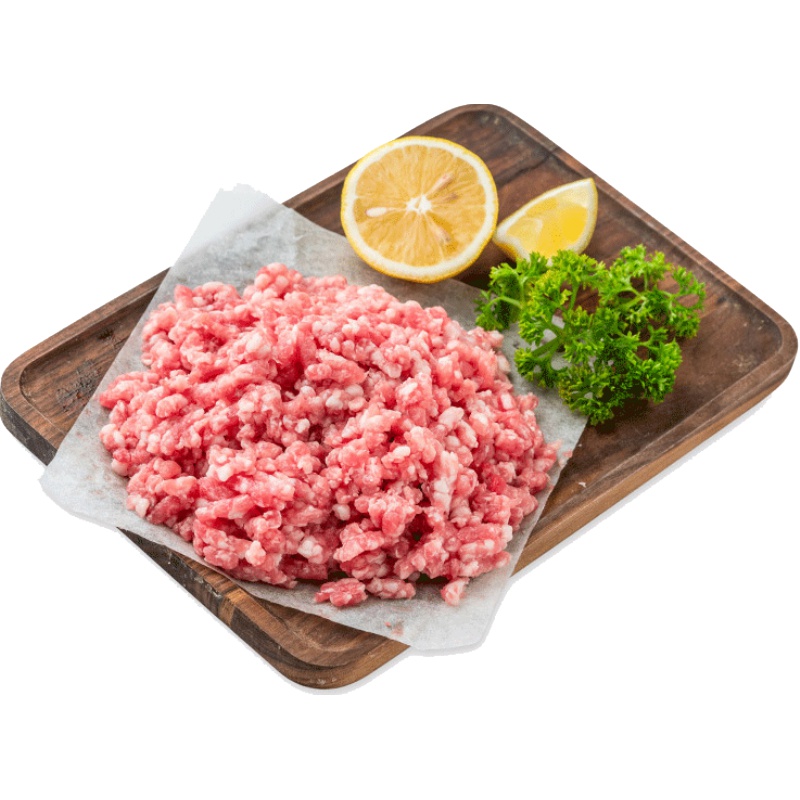 【高金食品】庄园黑猪肉馅500g新鲜肉糜肉末新鲜黑猪肉馅