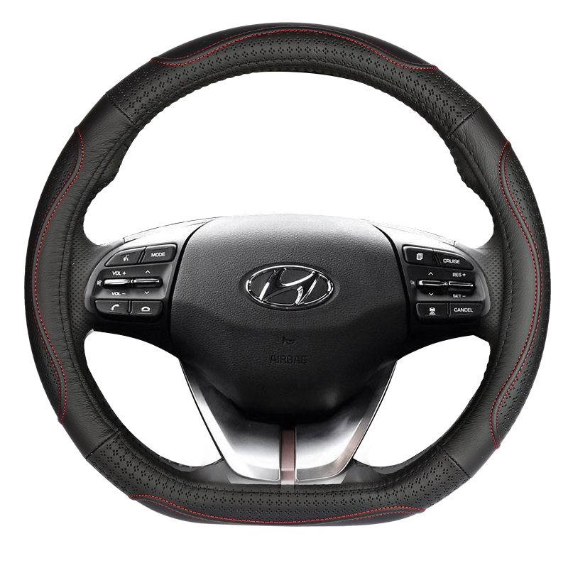 北京现代菲斯塔新领动索纳塔九索9新胜达专用方向盘套真皮d型四季