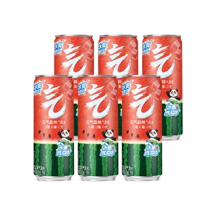 【周翊然同款】元气森林冰爆西瓜味气泡水330ml*6罐百搭调饮饮料