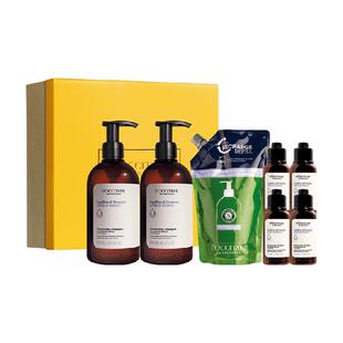 【下拉淘金币直播间享优惠】欧舒丹草本平衡洗护发套装礼盒清洁