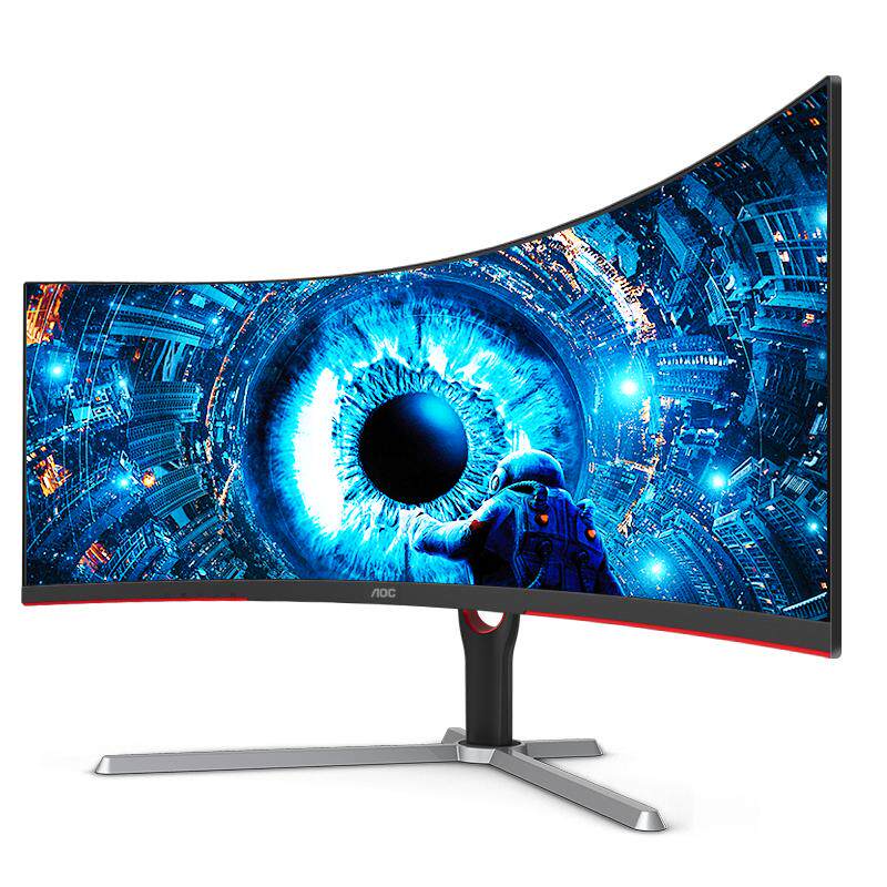 aoc 34英寸4k165hz电竞显示器21:9曲面hdr带鱼屏cu34g3s屏幕1ms响应