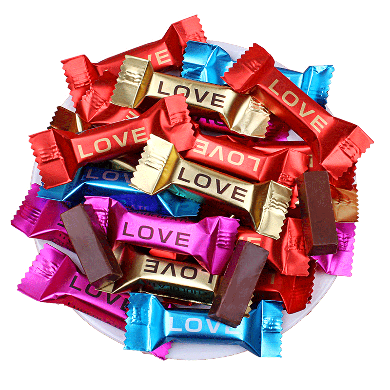 结婚喜糖超达巧克力500g散装代可可脂结婚婚庆回礼糖果休闲小零食