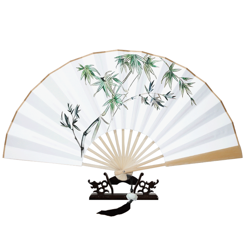 汉服配饰古风扇子月上折扇男电视中国风道具上官透同款扇子重火