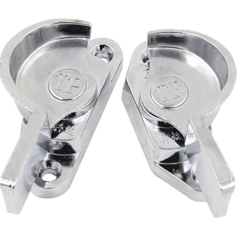 老式90型月牙锁 老款门窗锁 推拉玻璃窗锁扣 移窗移门搭扣锁