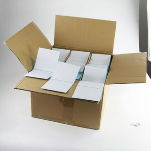 整箱折叠三防热敏纸100X100*150mm不干胶标签纸条码打印机跨境电