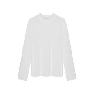 ubras小奶皮肌底衣薄款圆领中领打底衫女内搭长袖T恤秋衣薄款上衣