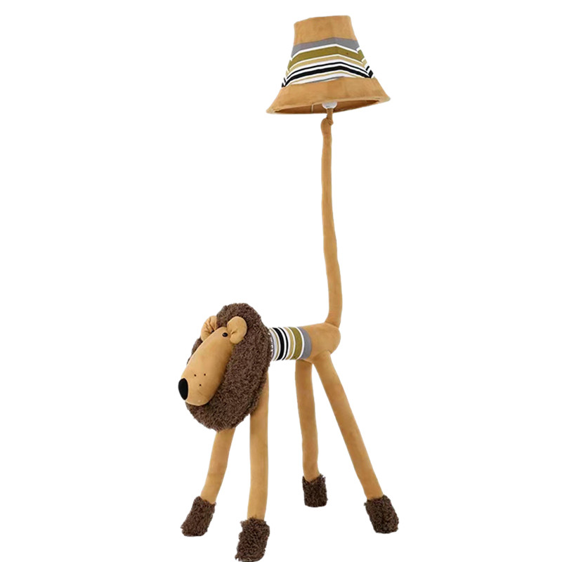 男孩女孩公主房儿童台灯卡通落地灯动物灯可爱创意卧室立式床头站