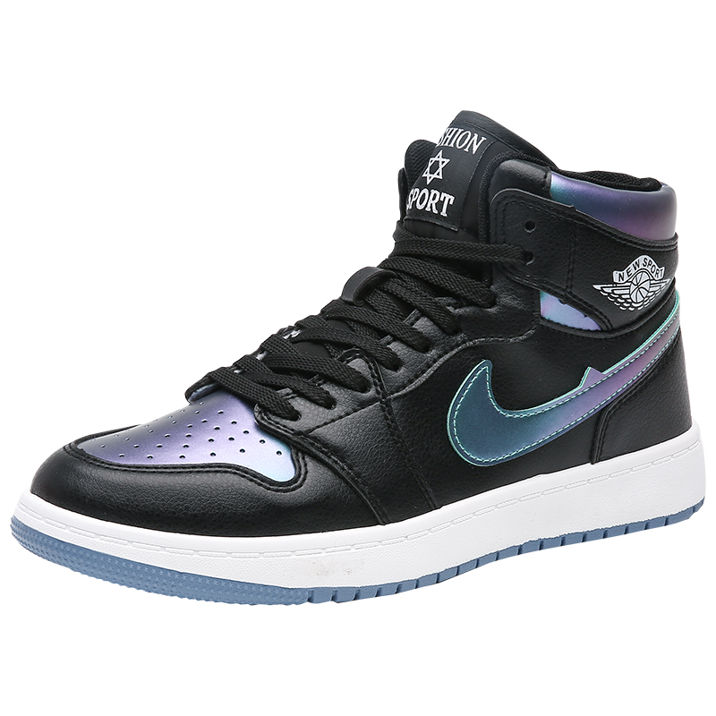 变色龙空军一号aj1时尚高帮板鞋男潮鞋秋季休闲小白鞋情侣鞋百搭