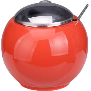 利快日本进口陶瓷调料瓶罐轻奢简约有盖厨房味精胡椒盐罐密封防潮