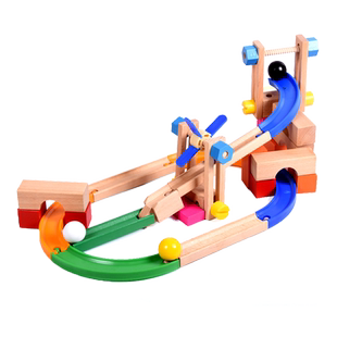 儿童益智轨道过山车积木拼装拼搭玩具幼儿园宝宝启蒙早教智力开发