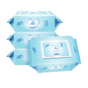 【李昀锐同款】下拉享优惠清风卡皮巴拉纯水湿巾手口加厚大包装
