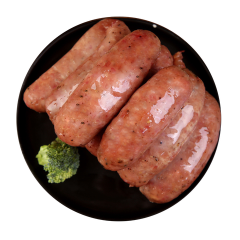 百鲜生黑椒地道肠火山石烤肠600g黑胡椒纯肉肠脆皮热狗台湾烤香肠