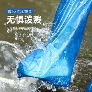 雨鞋女防水防滑夏季雨靴加厚耐磨鞋套一次性中高筒水鞋儿童成人男