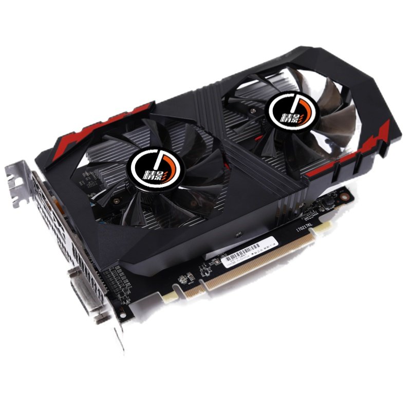 全新精影rx560 4g/550 4g高端吃鸡游戏电脑台式独立显卡单风扇版