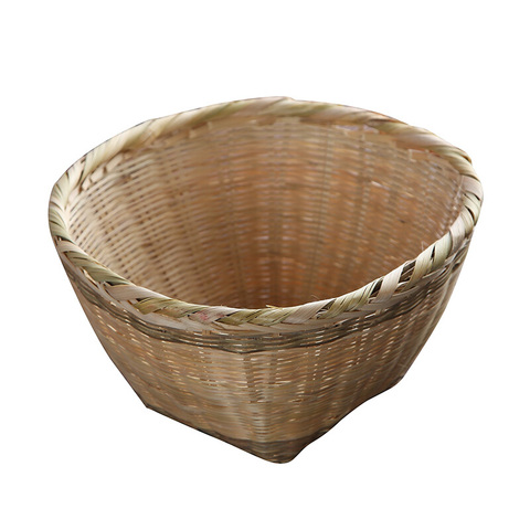 竹筐大竹编7小箩筐竹箩筐收纳筐号淘米箩篼喜事筐稻米筐粮食筐小