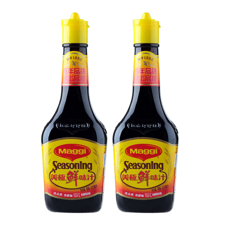 【雀巢出品】美极鲜味汁400ml*2味极鲜炒蘸提鲜凉拌非酱油非生抽