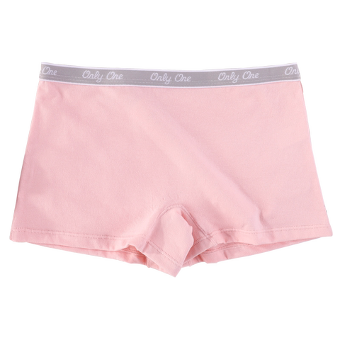 大码内裤女中腰纯棉平角裤200斤胖mm女士四角内裤学生少女防走光