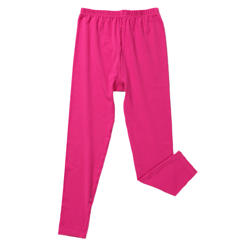 女士纯棉单件秋裤修身全棉莱卡宽松棉毛裤弹力本命年大红色打底裤