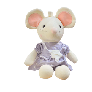 仿真3d老鼠公仔大号毛绒玩具睡觉抱枕生肖鼠布娃娃玩偶鼠年吉祥物