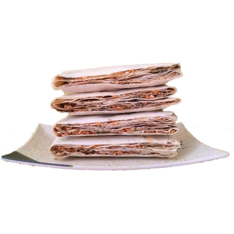 纯手工兖州兴隆咸煎饼山东济宁曲阜特产夹心带馅花生煎饼早餐送礼