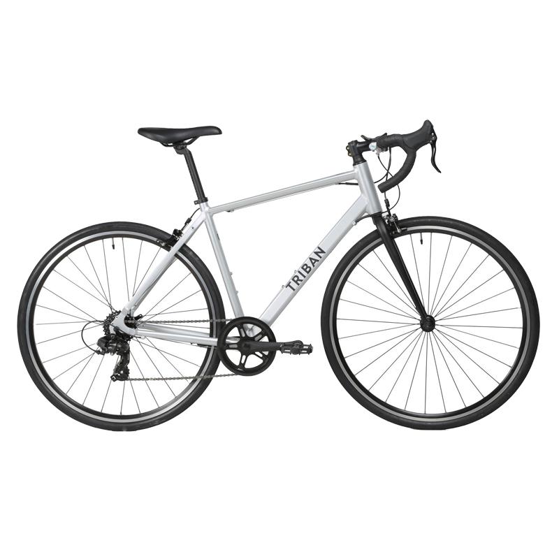 迪卡侬rc100骑行弯把轻量赛车变速triban100公路自行车男ovb1