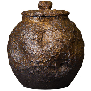 烤茶罐粗陶纯手工土陶煮茶茶具多功能茶器容器烘焙茶云南多人