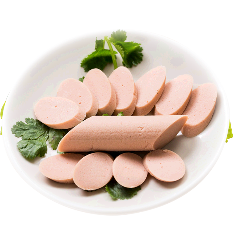 齐善素食品佛家纯素火腿肠整箱即食零食热量脂卡豆制品素肉素香肠