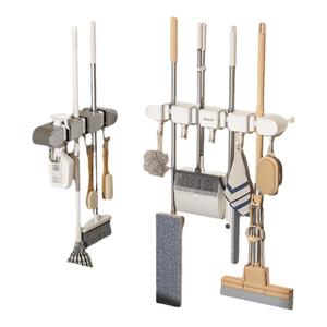 拖把壁挂夹挂扫把拖布免打孔拖把夹挂钩固定架卫生间墙上收纳神器