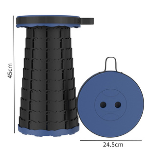 新折叠凳便携式可伸缩小凳子轻便家用塑料板凳库