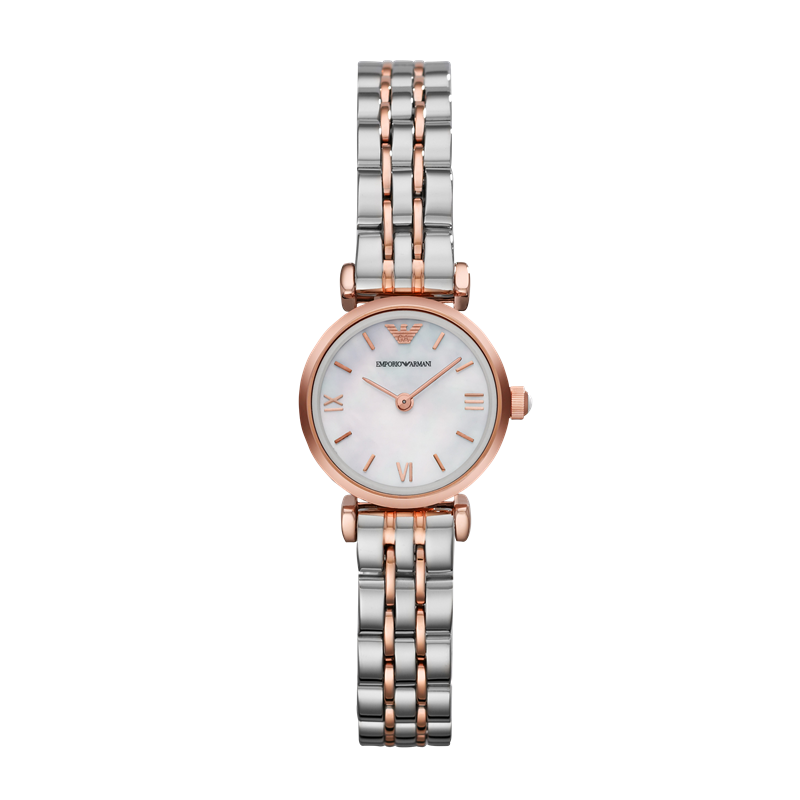 阿玛尼手表女镶钻小表盘石英防水女表官方正品ar1764