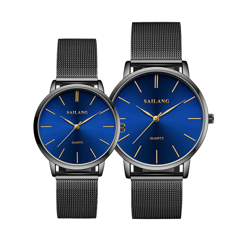 赛浪手表情侣表男表韩版简约时尚潮流防水学生石英表运动女表