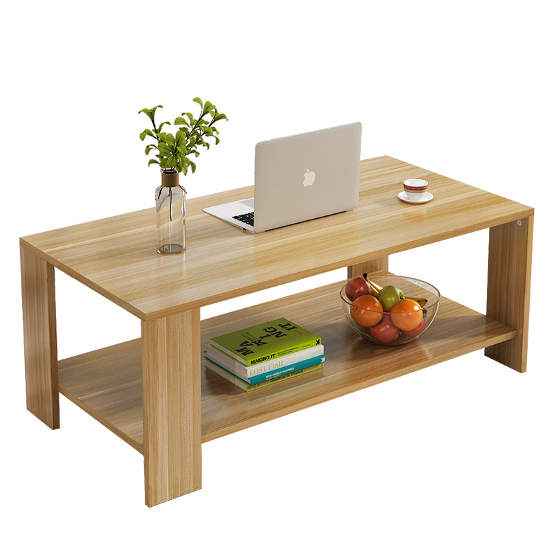 茶几小户型简约现代小型家用客厅小桌子木质小方桌出租房组装茶桌