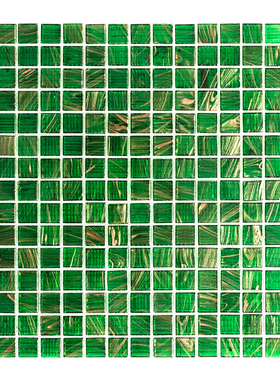 manyo田园风格 墨绿色金线玻璃马赛克浴室吧台客厅卫生间墙面瓷砖