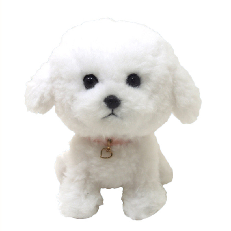 日本进口sunlemonoriginal比熊玩偶小狗毛绒玩具安抚睡觉送孩礼物