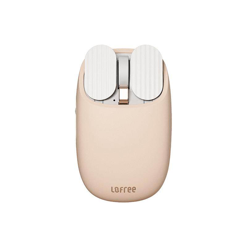 lofree洛斐无线蓝牙鼠标女生游戏办公笔记本电脑ipad高颜值充电款