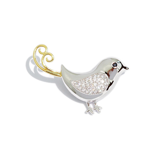 金丝雀胸针女外套装饰创意百搭简约