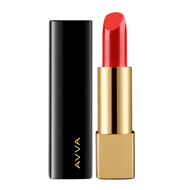 avva/艾微口红小黑管保湿滋润女学生款小众品牌奶茶豆沙色正品