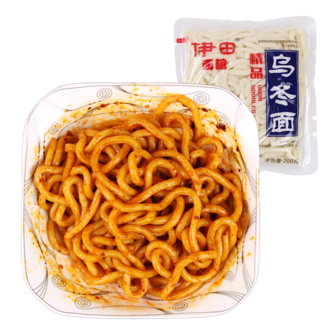 伊田面馆乌冬面200g*10袋含xo酱料香辣牛肉酱711车仔面整箱