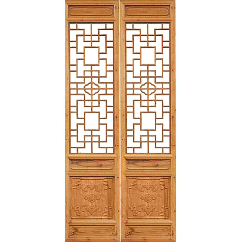 东阳木雕中式仿古屏风仿古门窗中式花格玄关隔断花格实木门窗雕刻