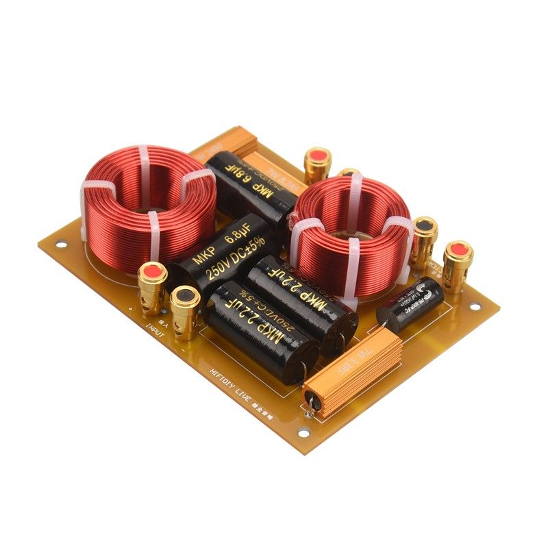 精全二分频 高低音书架音箱 hifi发烧家用音响 分音器分频器t2b