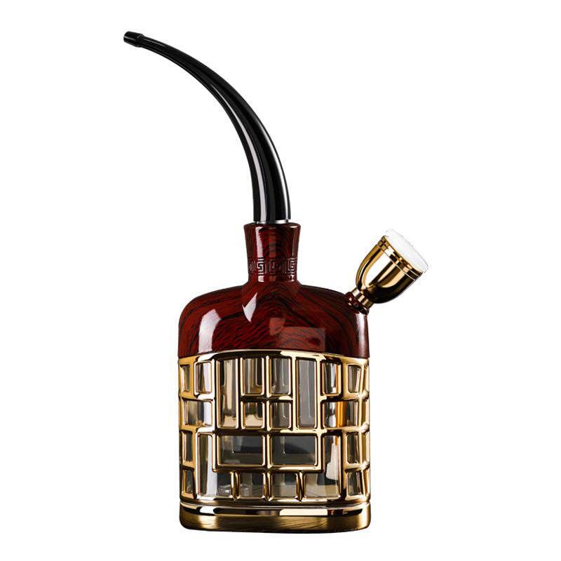 yiyo创意三用高档水烟壶便携烟斗男士水烟筒过滤袋锅烟草全套静音