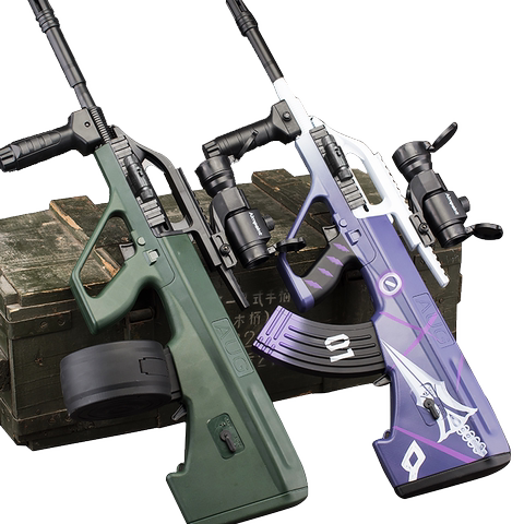 aug手自一体突击步枪绝地求生皮肤电动连发水弹枪男孩吃鸡玩具枪